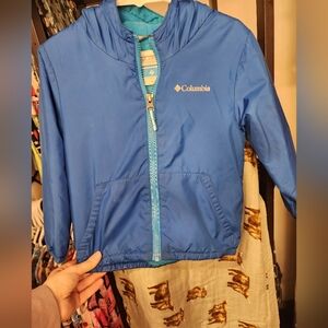 Columbia Bright Blue Kids' Hooded Zip Jacket